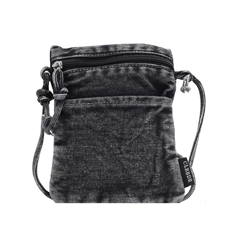 Leisure mini luxury bag, women's new denim bag, Korean version, autumn and winter retro, niche art crossbody bag, designer bag