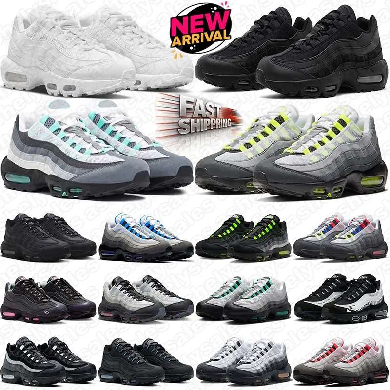 Running Shoes 95 95s Designer Sneakers Men OG Neon Hyper Turquoise Triple Black White Greedy Volt Womens Mens Trainers Outdoor Sports Sneaker 36-45