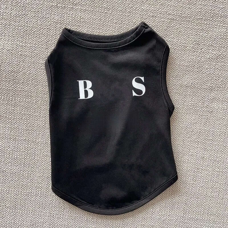 2025 new Designer Pet Breathable Tshirt Letter Print Clothes Girl Dog T Shirt Vest Summer Shirts for Small Dogs Puppy Boy XXL A215