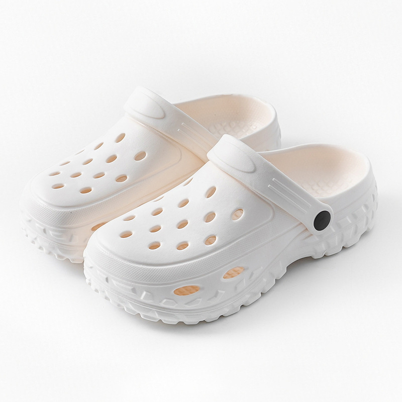 Stepping on Clouds Feeling for Women, Summer Outdoor Thick Sole Non-Slip Beach Closed-Toe Sandals, EVA Hole Shoes ddmymarket