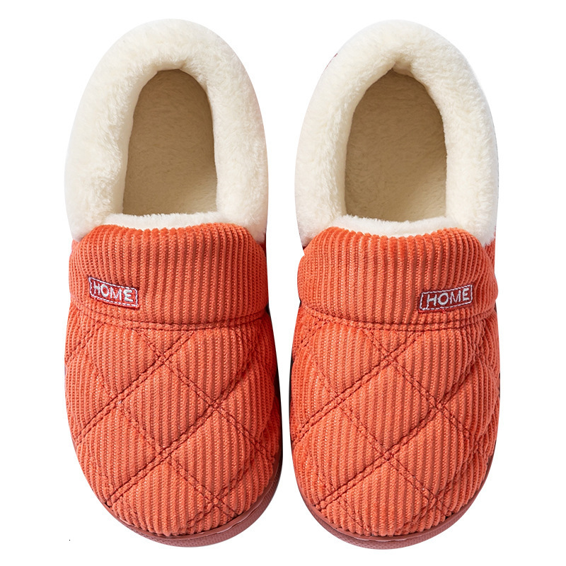 2025 Cixi Slippers for Women Indoor Non-Slip Home Warm Couple Winter Heel Cotton Shoes Plush Men ddmymarket