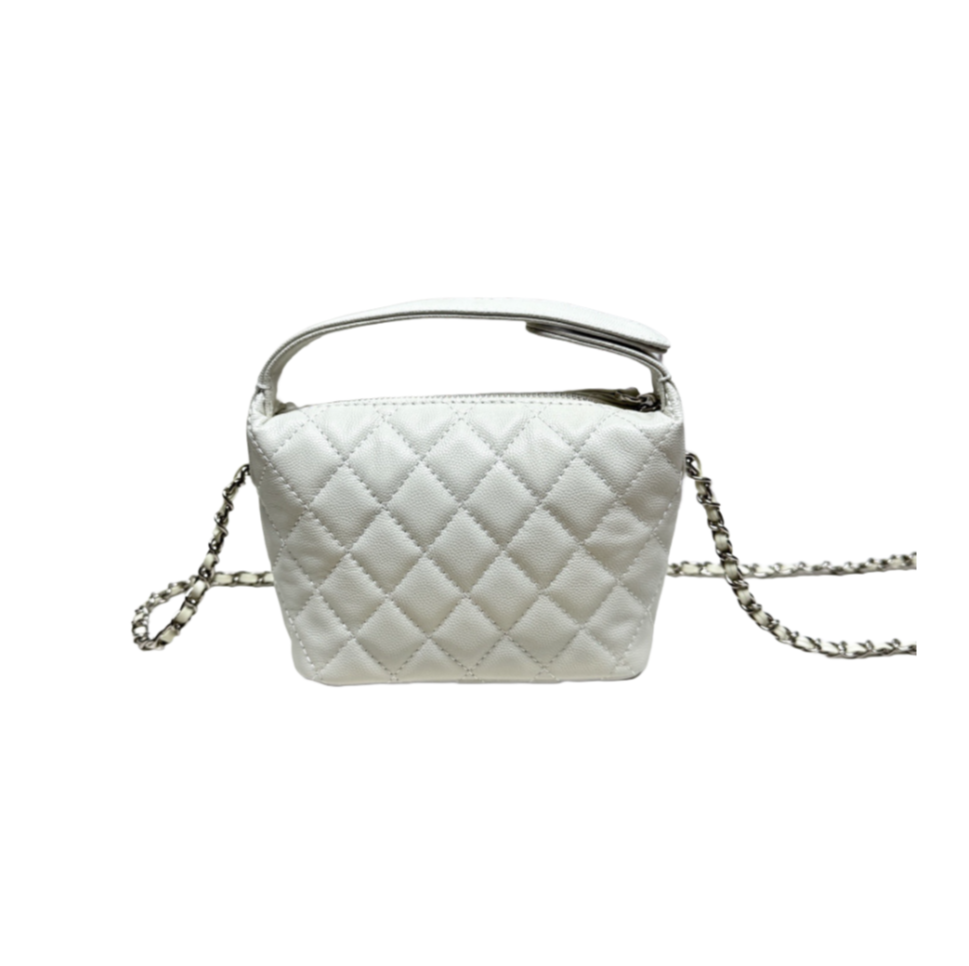 Genuine woman handbag tote shoulder bag brand designer caviar cow leather high quality fashion lady clutch purse