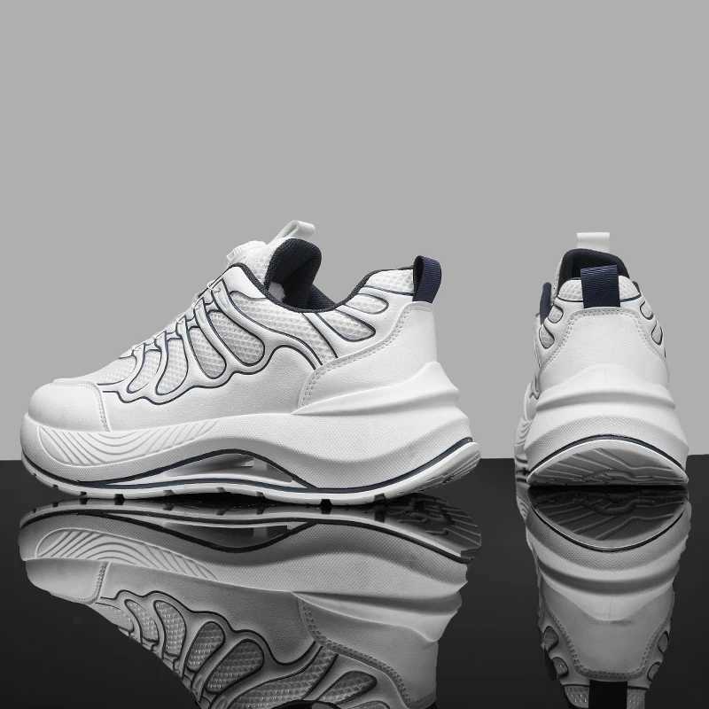 Dads shoes casual sports shoes versatile thick soled student sneakers mens shoes Z250930