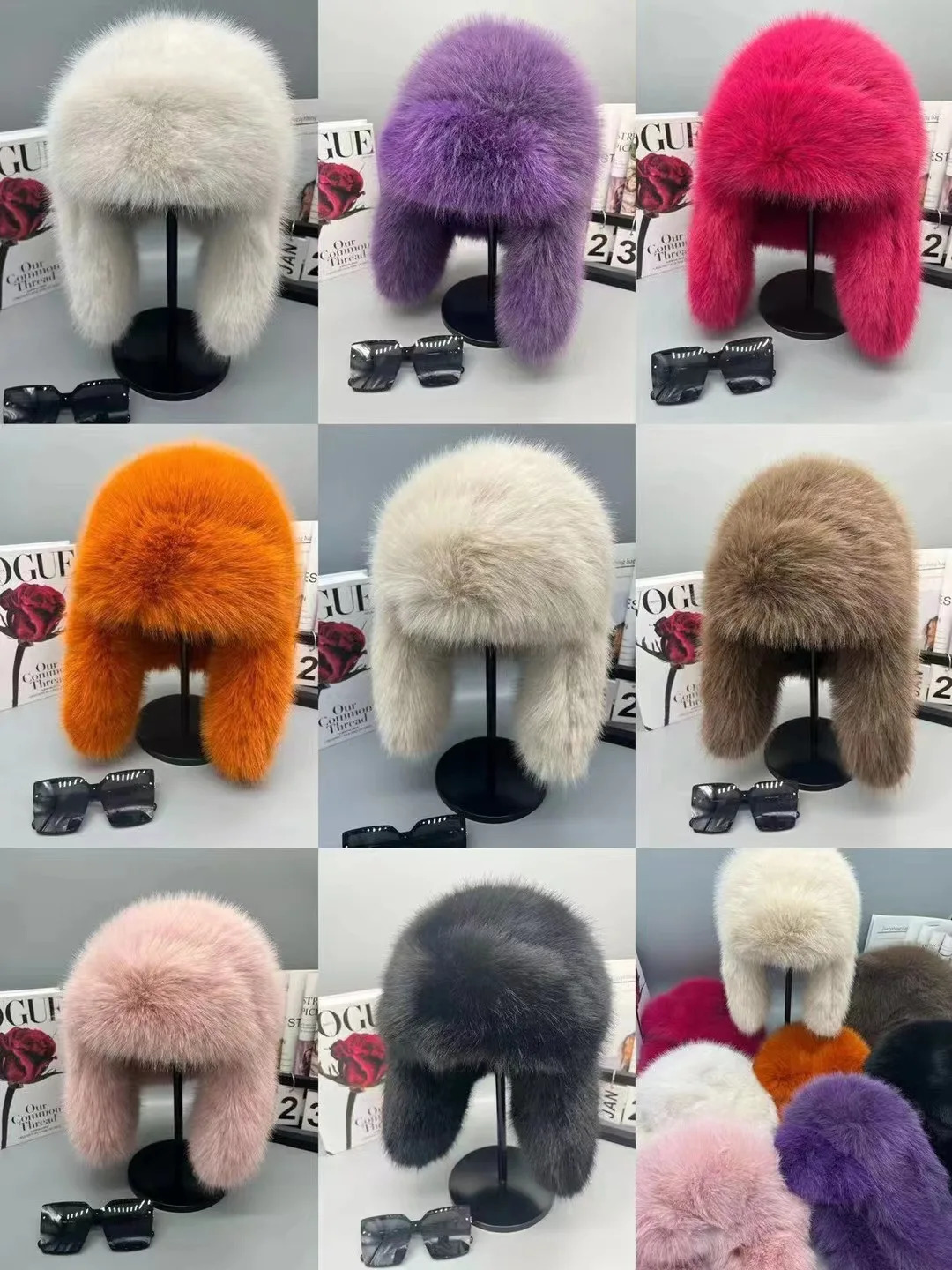 Autumn And Winter Mink Fur Hat Childrens Fashionable And Versatile ear Protection Warm Skiing Lei Feng Hat 250929
