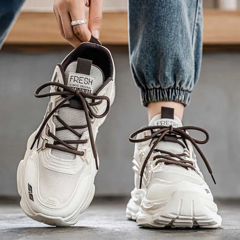 MansOutdoor Sports Casual Trekking Sneakers Breathable Hiking Shoes LaceUp Nonslip Comfortable Versatile Mens Shoes Z250930