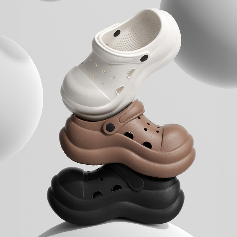 EVA Thick-Soled Clog Shoes for Women Summer Comfortable Fashionable Outdoor Height-Increasing Clogs Beach Non-Slip ddmymarket