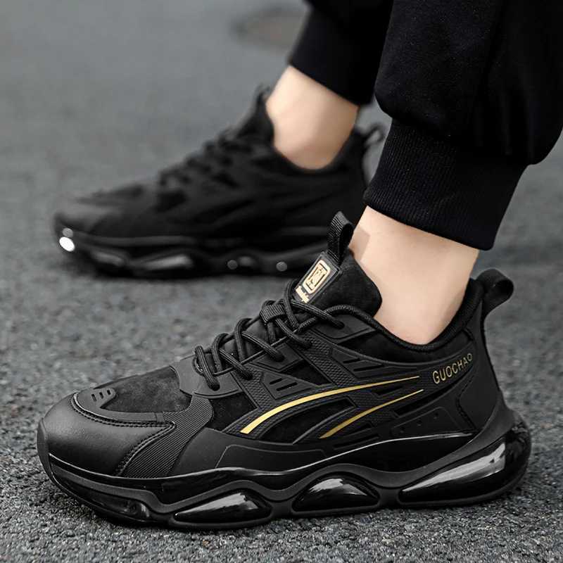Mens luminous light breathable casual sports shoes soft sole four seasons new comfort outdoor running shoes students sneakers Z250930