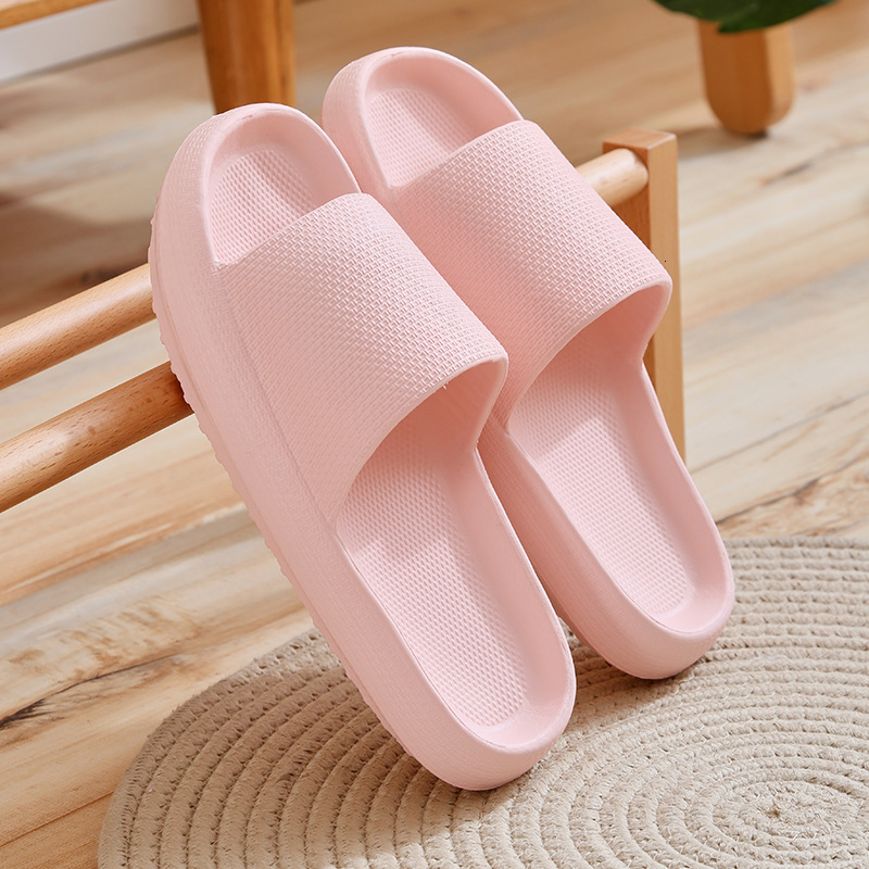 New Cushion Feel Slippers Women, Summer Indoor Home Use, Bathroom Shower Couple Thick Sole Sandals for Men ddmymarket