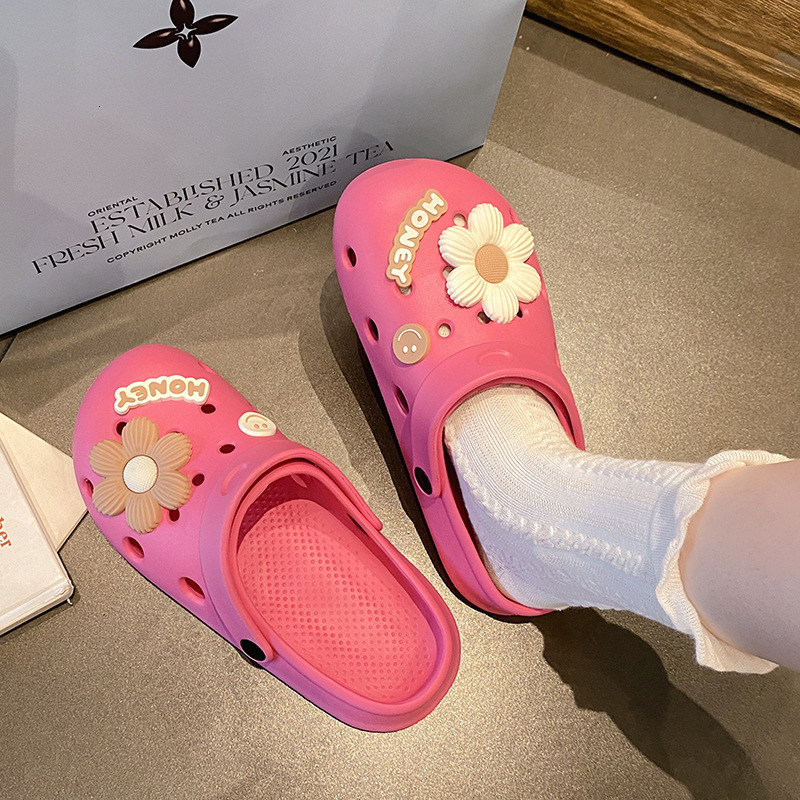 Floral EVA Clogs Men 2025 New Beach Non-Slip Soft Sole Closed-Toe Slippers for Women Summer Outdoor Wear ddmymarket