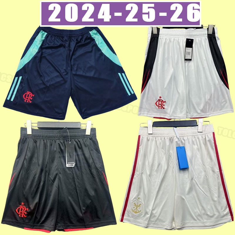 24 25 Flamengo soccer shorts 2025 2026 DIEGO E.RIBEIRO GABRIEL B. GABI PEDRO VIDAL DE ARRASCAETA GERSON B.HENRIQUE Camisa Mengo Football pants home away training