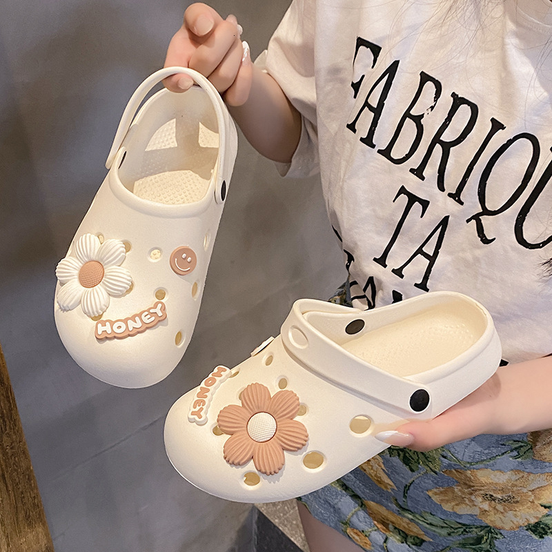 Floral EVA Clogs Men 2025 New Beach Non-Slip Soft Sole Closed-Toe Slippers for Women Summer Outdoor Wear ddmymarket