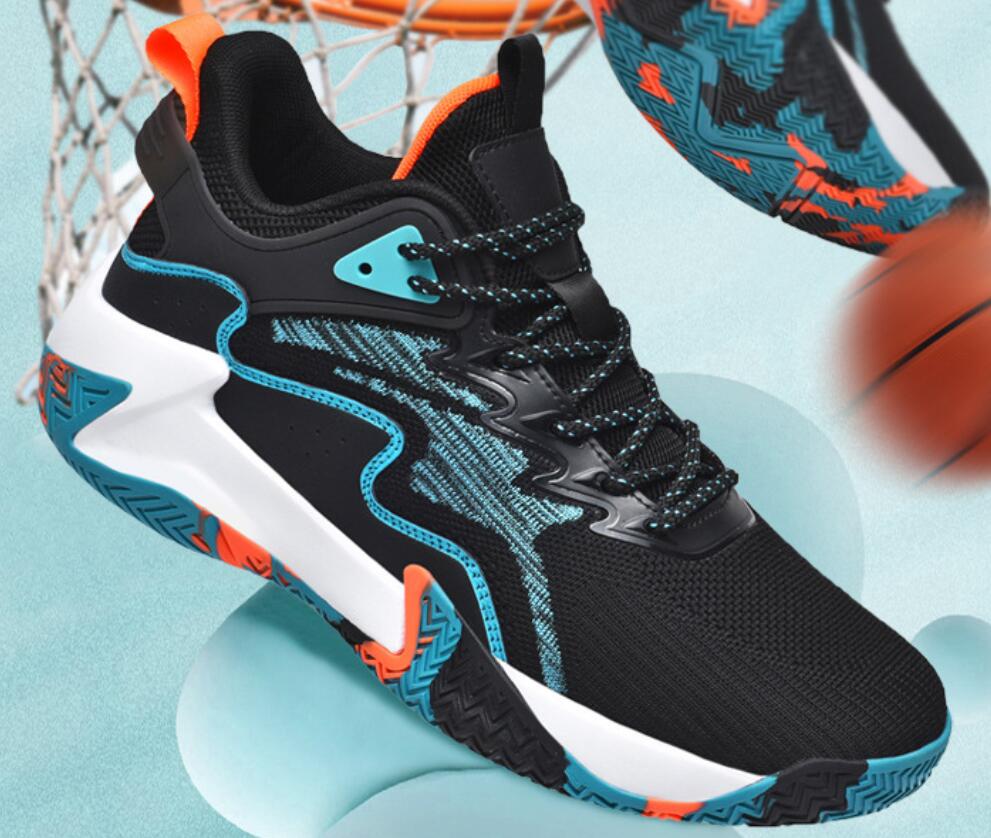 Professional practical basketball shoes new mesh breathable sports shoes ultra light soft sole shock-absorbing running shoes anti slip boots Z 10.2-8
