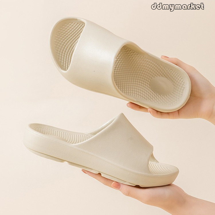 New EVA Cushioning Women, Summer Indoor Simple Soft Sole Non-Slip Bath Slippers for Men ddmymarket