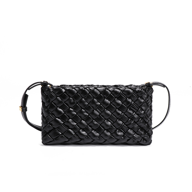Classic New Woven for Women French Underarm Fashionable and Stylish Single Shoulder Crossbody Horizontal Small Square Phone Bag