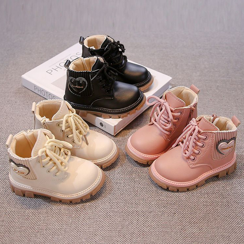 Girl Shoe Spring Fashion Girl Boots Child Shoes Soft Sole Comfort Kidszworld Toddler Winter Boot Daily Princess Kids Ankle Boots Size 21 - 30 K0517