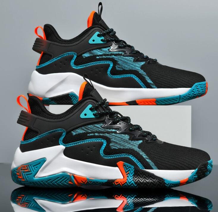 Professional practical basketball shoes new mesh breathable sports shoes ultra light soft sole shock-absorbing running shoes anti slip boots Z 10.2-8