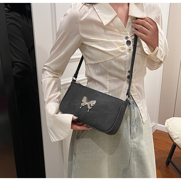 2025 Super Popular Women's Underarm Bag Fashion Elegant Luxury Bag Butterfly Design Autumn/Winter Korean New Shoulder Bag Designer Bag