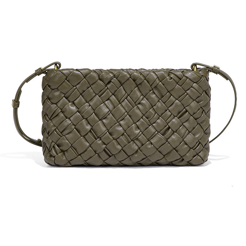 Classic New Woven for Women French Underarm Fashionable and Stylish Single Shoulder Crossbody Horizontal Small Square Phone Bag