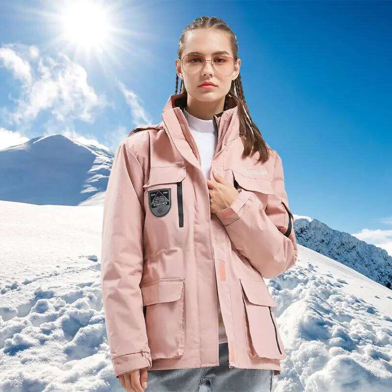 Suit Winter Skiing Snowboarding Clothes Thick Warm Waterproof Ski Jackets Outdoor Snow Jacket + Pants For Women
