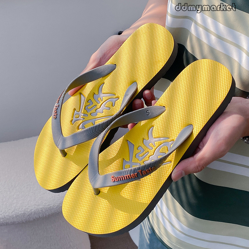 2025 New Trendy Flip-Flops Men, Non-Slip, Personalized, Comfortable, Men's Flip-Flops, Suitable for Outdoor Wear ddmymarket
