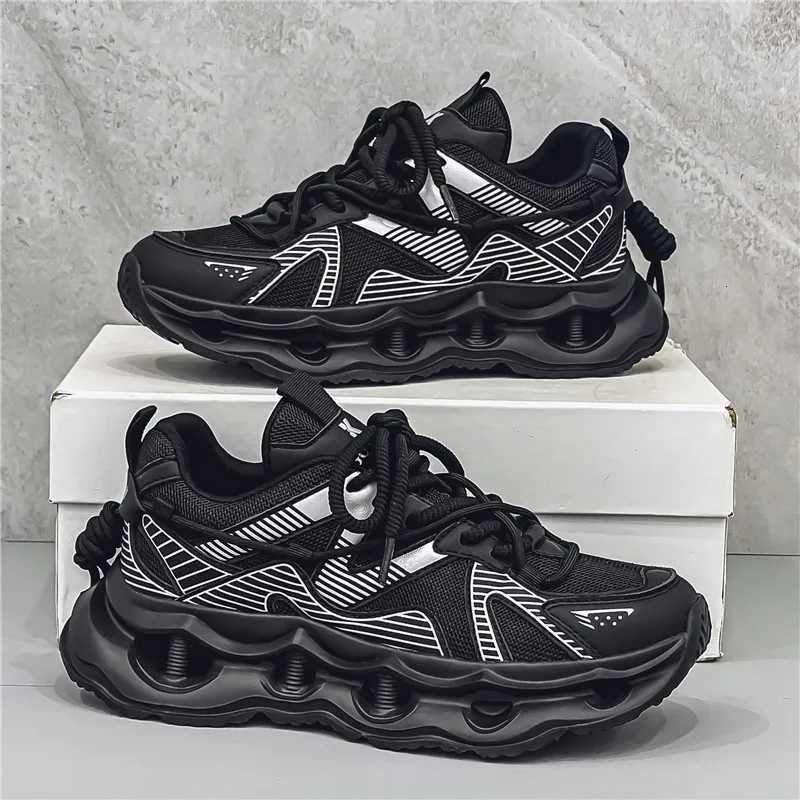 Casual sports shoes fashion mens new four season comfortable outdoor breathable height increasing fashion casual sports shoes Z250930