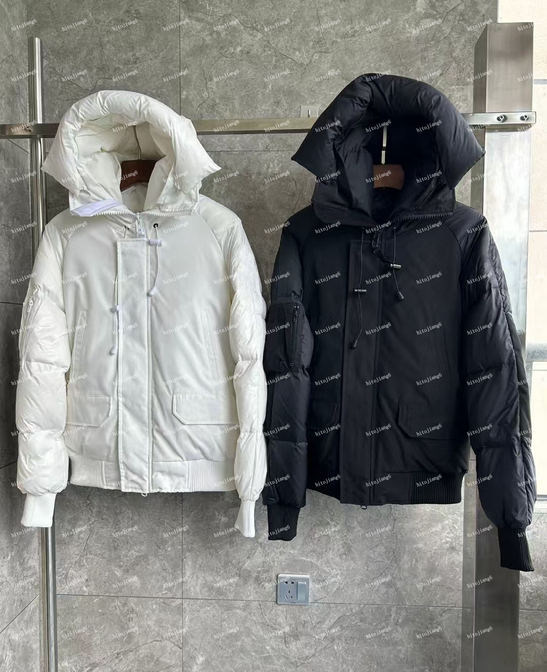 Down Jacket Men Parka jackets Winter Homme Outdoor Streetwear Outerwear Big Fur Hooded warm coat Parkas XS-XXL88