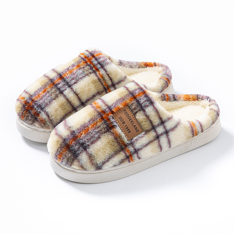2025 New Non-Slip Warm Maternity Shoes Women Home Cotton Slippers for Men ddmymarket
