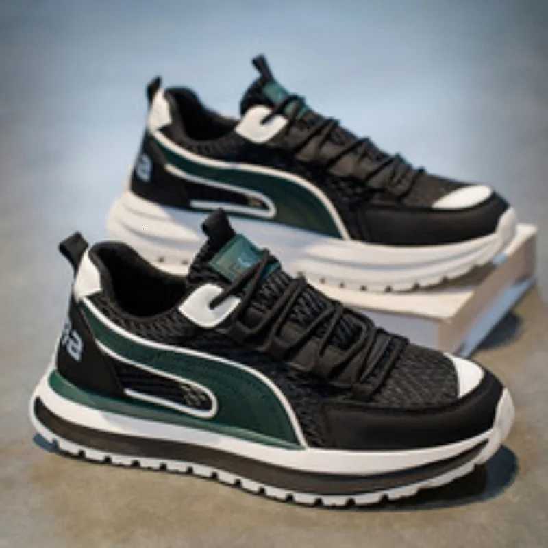 Mens Mesh Breathable Chunky Casual Sneakers Lightweight Platform Shoes for Daily Wear Z250930