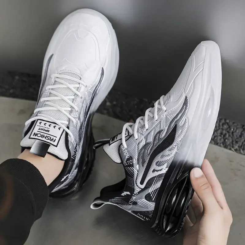 Mens Spring and Autumn New ultralight running shoes casual sports shoes breathable flat mens shoes Z250930