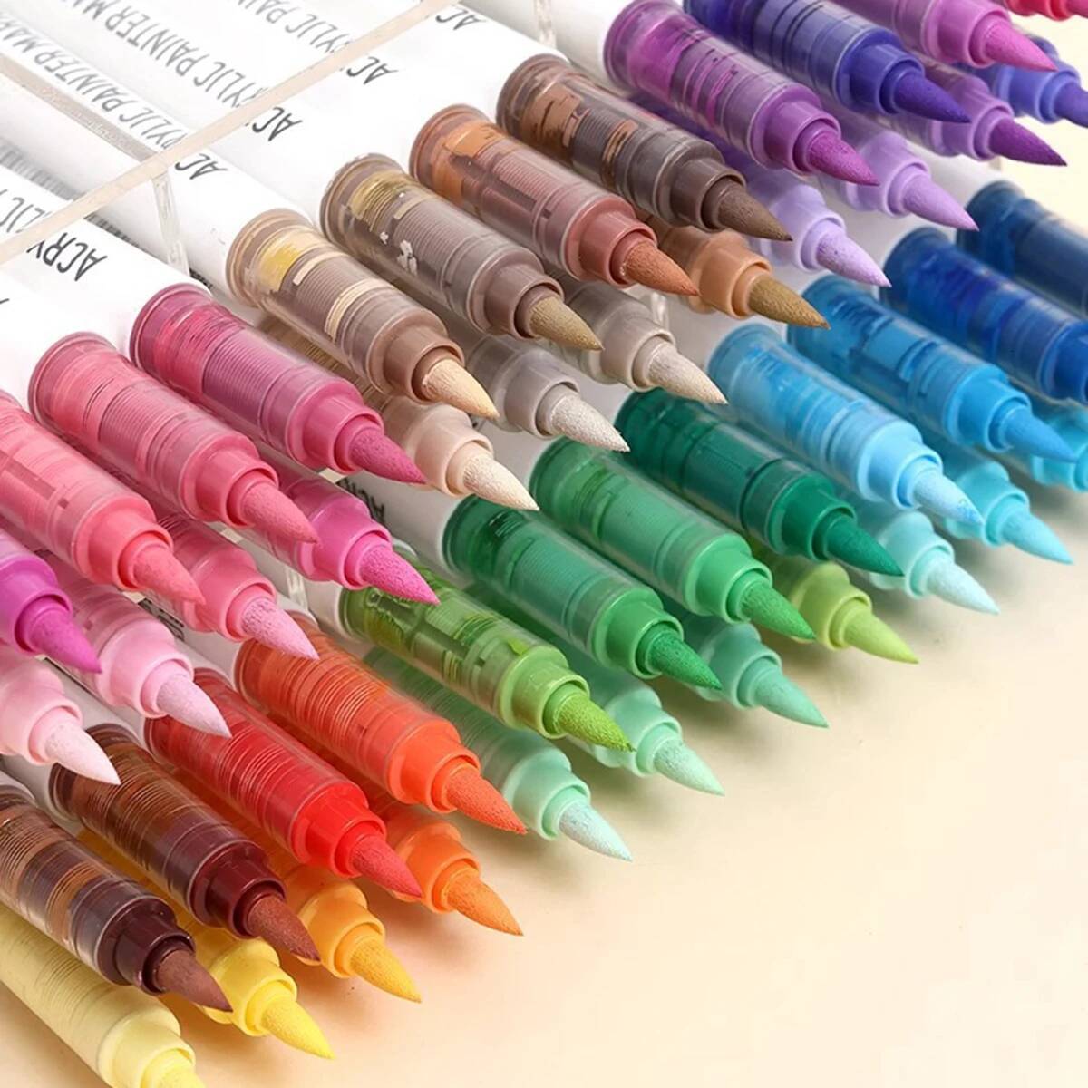 Bestseller Bestseller 9pcs/set 81Colors Acrylic Paint Markers Drawing Pens Brush Tip For Art Painting ,DIY Crafts Stationery ddmysat ddmysat