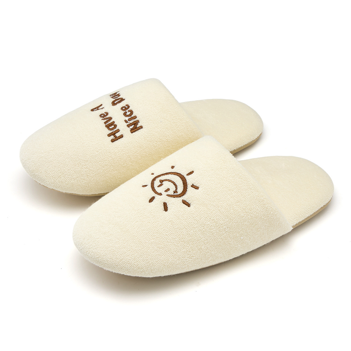 New Simple Floor Couples Indoor Silent Women Autumn Winter Cotton Slippers for Home Use ddmymarket