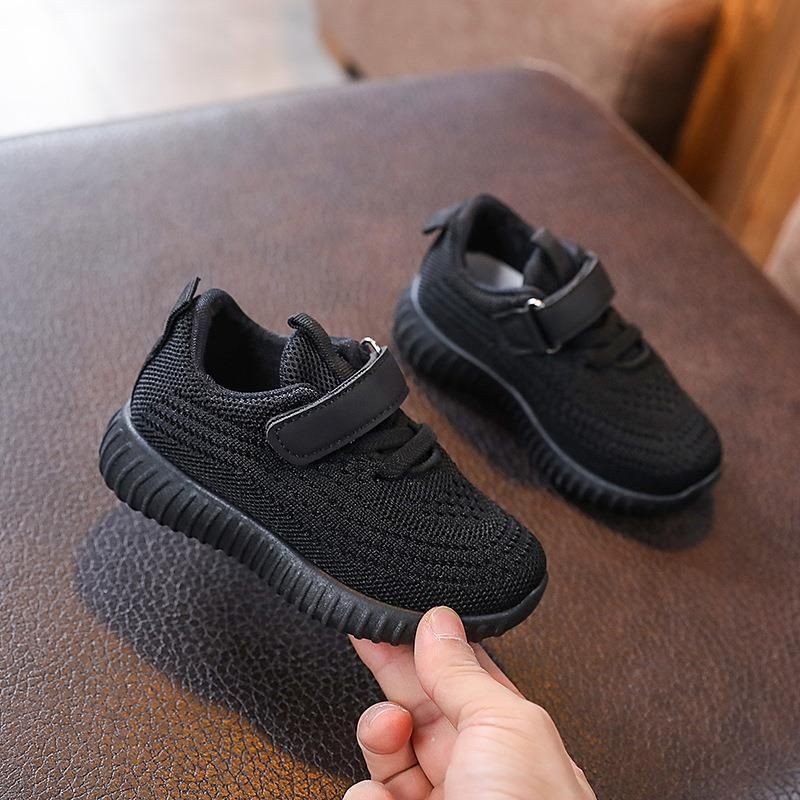 Toddler Tennis Sneakers Slip On Girls Boys Sport Running Shoes Mesh with Soft Soled Kidszworld Kids Sports Pink Black White Outdoor Shoes Size 23 - 33