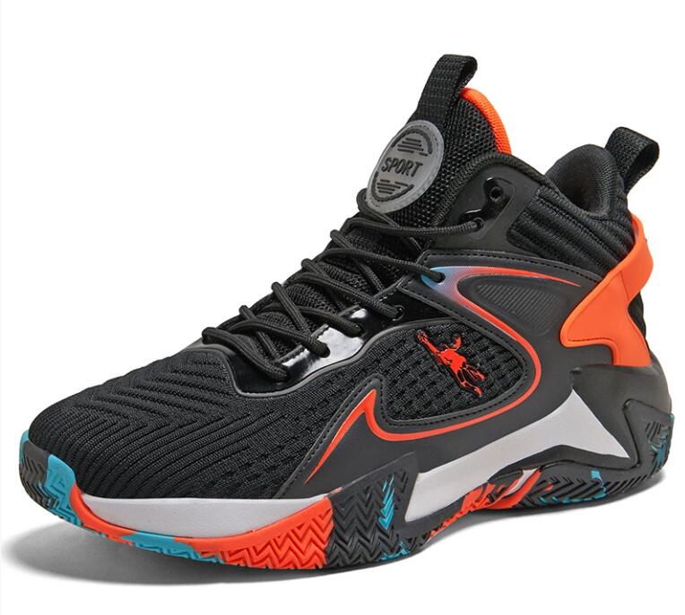 Big size US14 15 Basketball shoes, new men's shoes breathable student sports shoes anti slip mesh ultra light casual fly woven running shoes Z 10