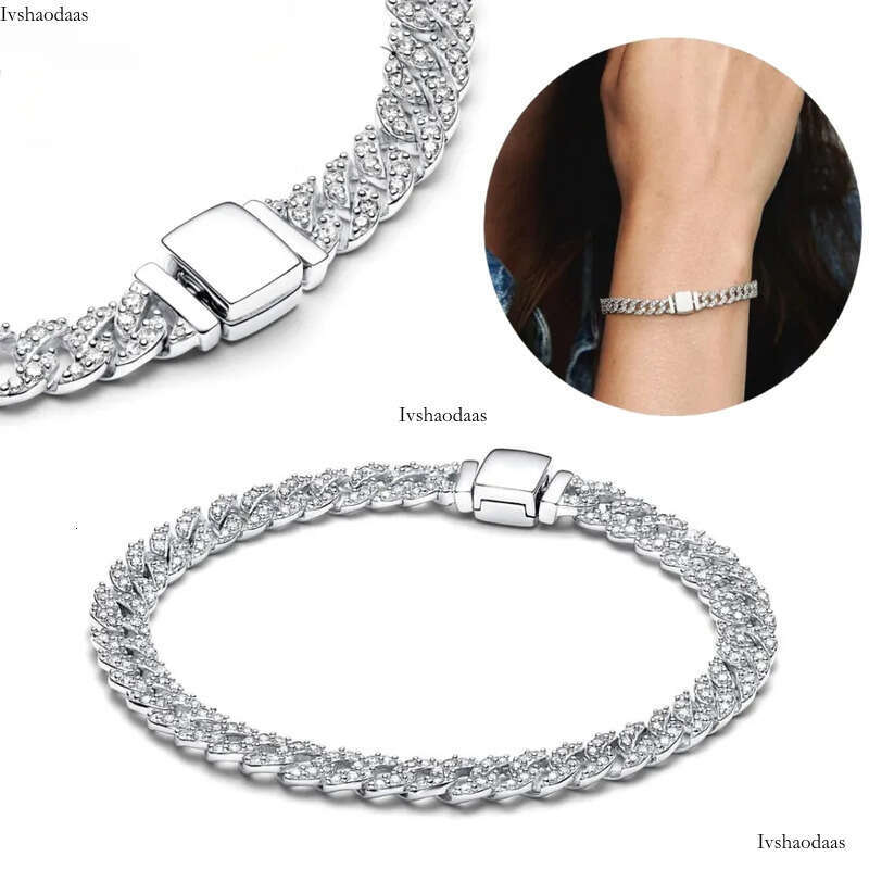 New Sier Plating Timeless Chain Bracelet Jewelry Charm Women Fine Gift