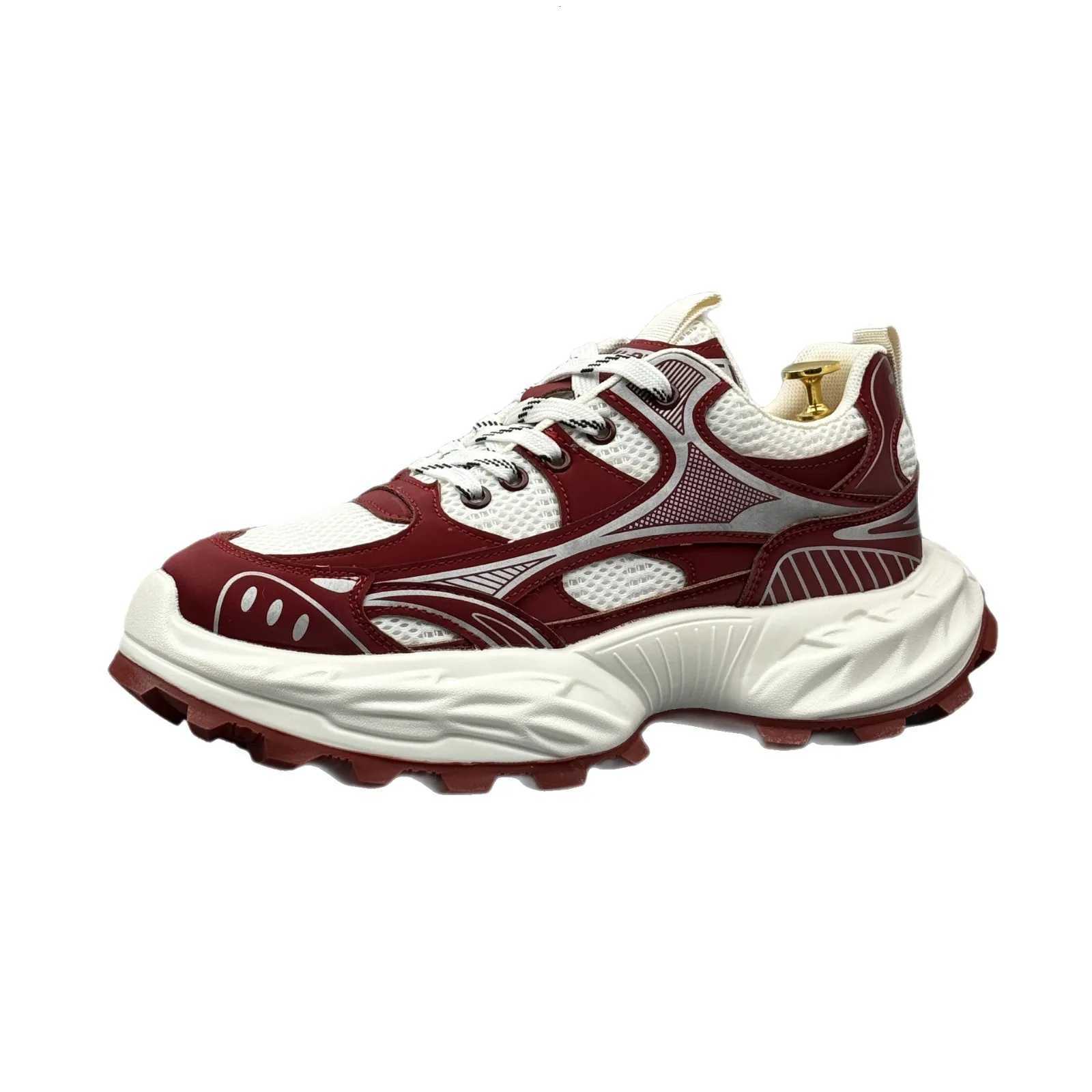 New mens shoes with thick soles heightincreasing dad sneakers fashionable and trendy versatile for sports and casual wear Z250930