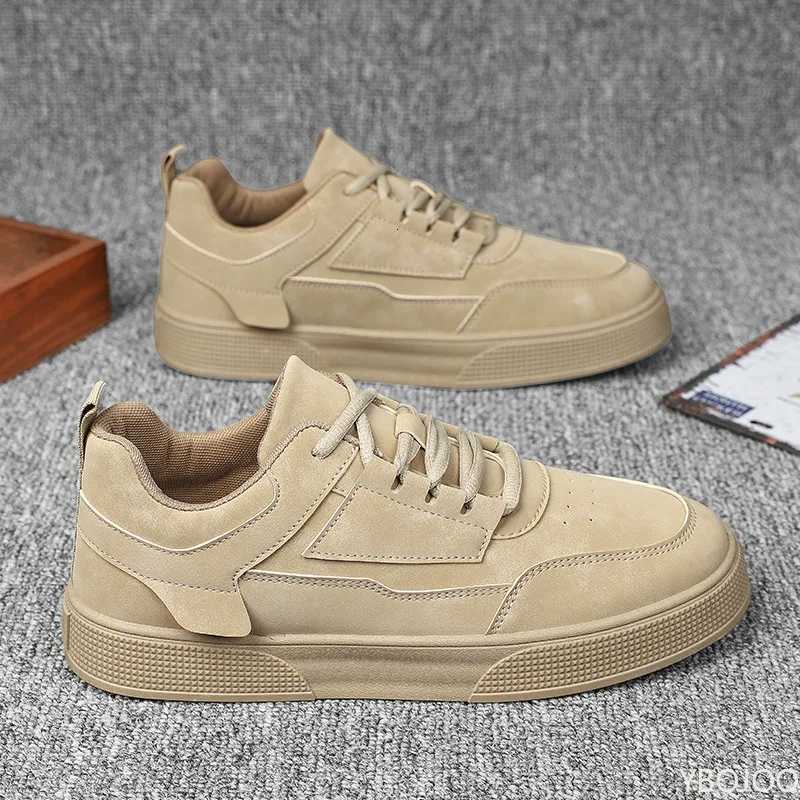 Mens shoes spring autumn thick soled height increasing trendy shoes for casual sports simple comfortable non slip board shoes Z250930