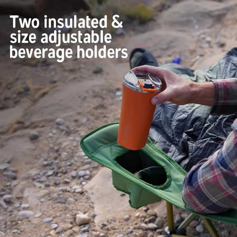 Low Loveseat Double 2 Person Camping Chair Two Person Foldable Seat for Festivals Concerts Tailgates Beach Days Low S J250930