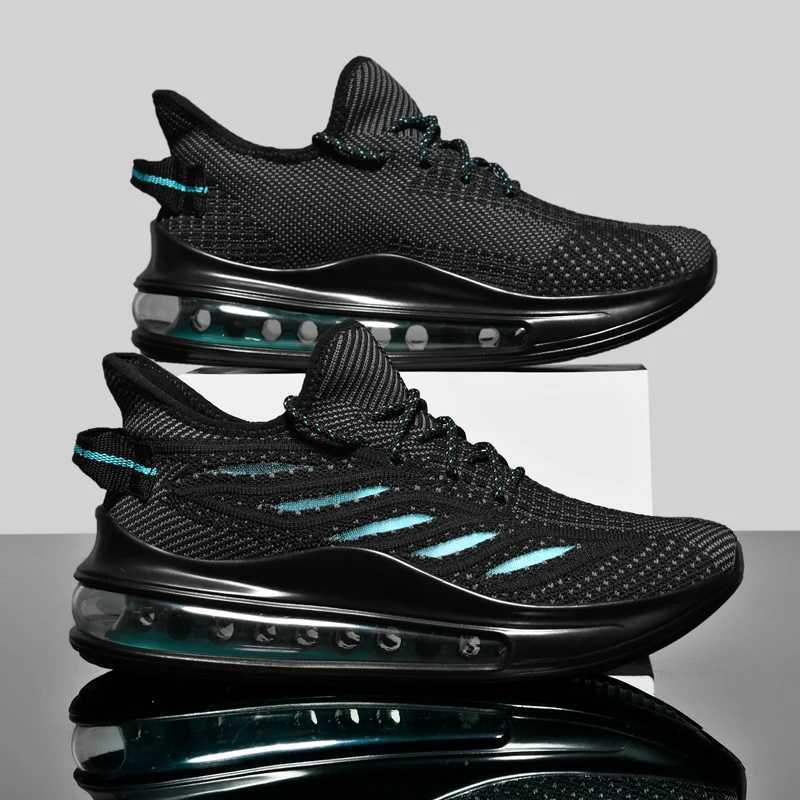 2025 Air Cushion Men Running Breathable Marathon Sports Shoes Lightweight Sneakers Womens Comfortable Athletic Training Shoes Z250930