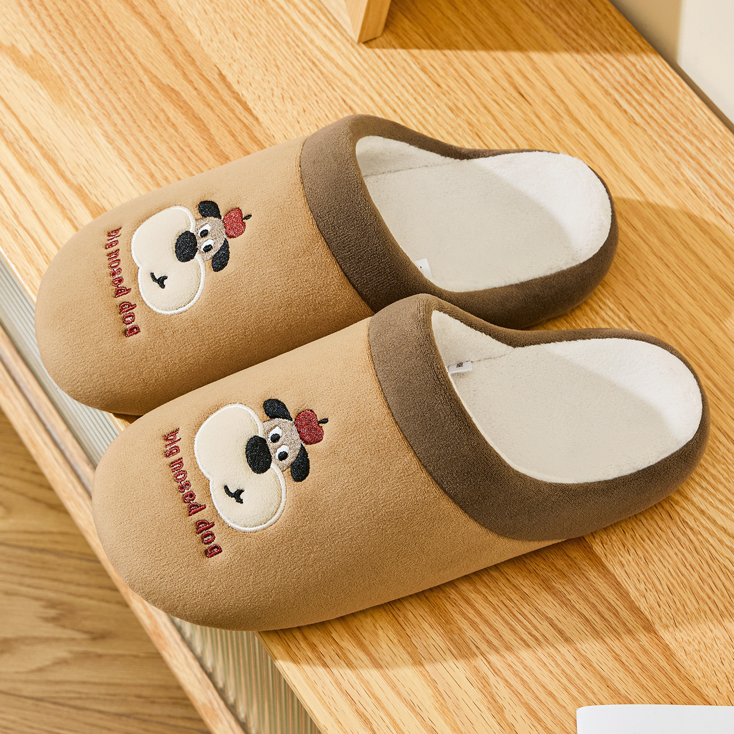 High Quality Cotton Women's 2025 New Indoor Home Warm Cartoon Plush Slippers Winter Couple ddmymarket