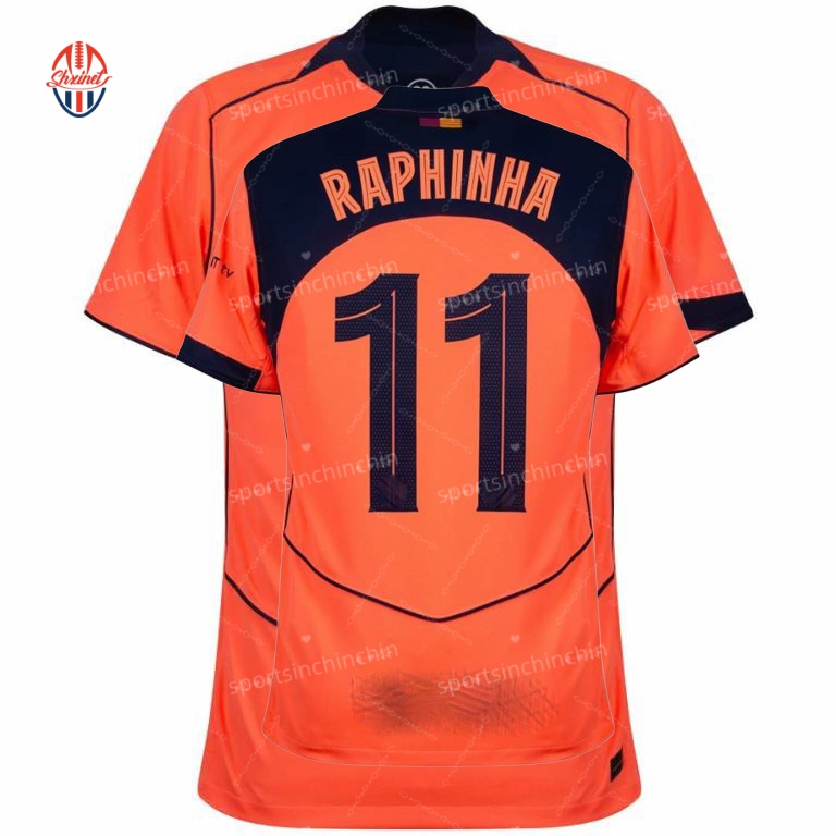 Customizable home and away jerseys for the 2526 season, Rafinha, Marlewan, Messi, Rashford, Gavi, Pedri, adult casual short-sleeved, children's t