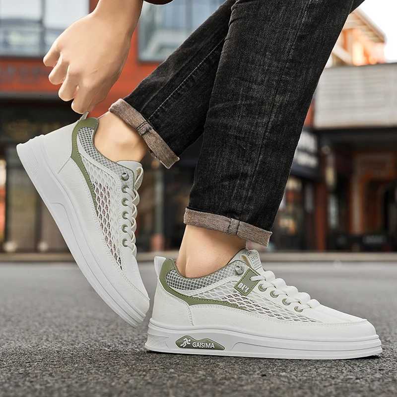 Summer Mesh Breathable Casual Shoes Board Shoes Hollowed Out Casual Shoes Mens Shoes Hollow Out Breathable Base Versatile Z250930