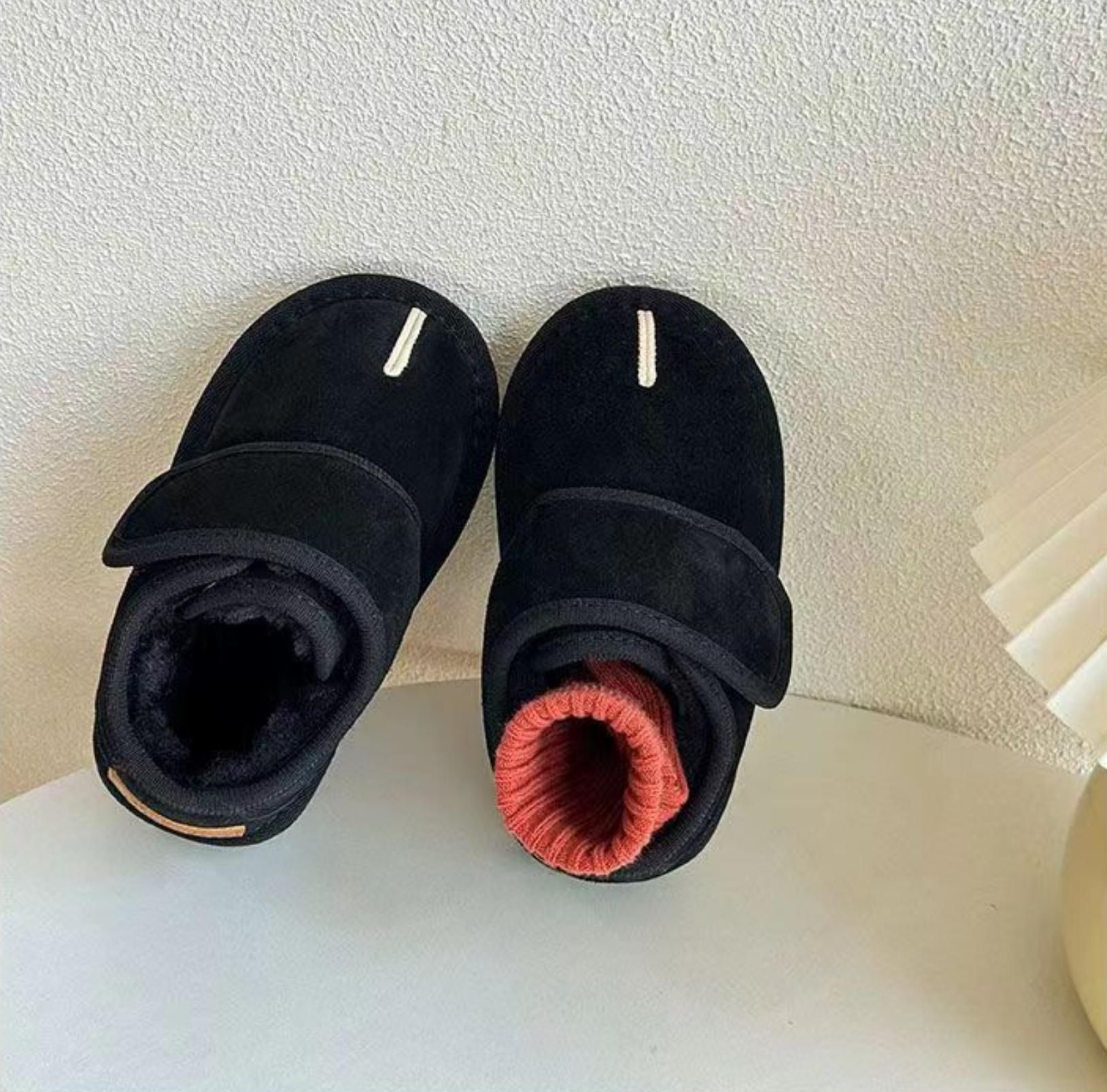 Kids Winter Snow Boots Warm Plush Toddler Shoes Children Kidszworld Boys Girls Anti-slip Rubber Sole Baby Sneakers Infant Boots Sizes 17-28 K0041