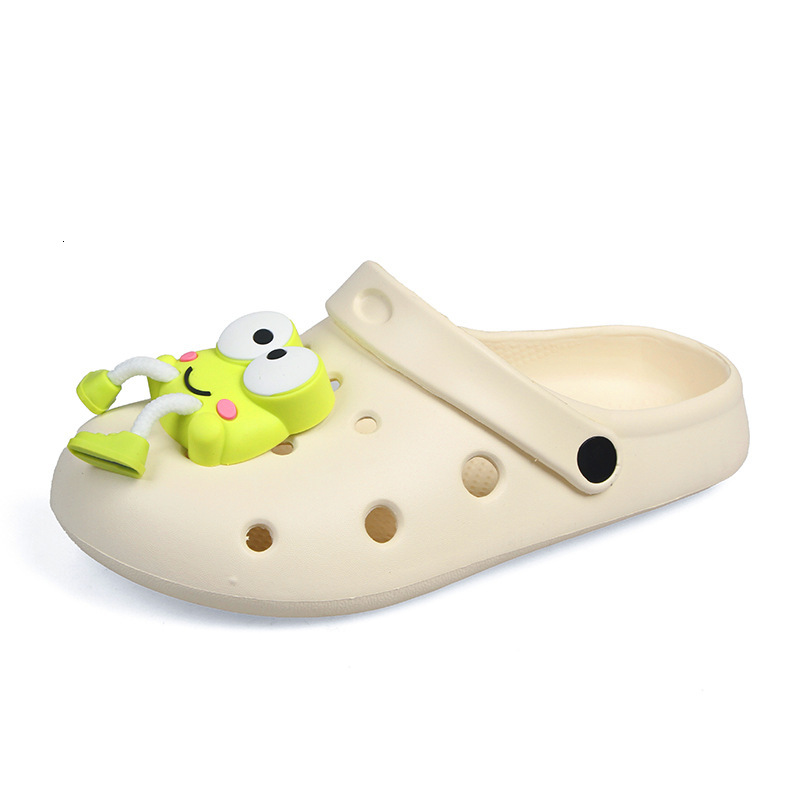 DIY Croc Women, Outdoor Closed-Toe Summer New Thick-Soled Slippers with Stepping Comfort, Beach Sandals for Men ddmymarket