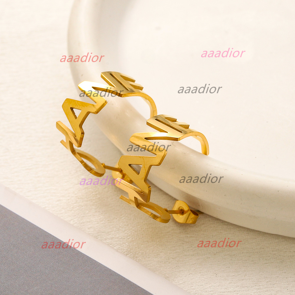 Luxury Brand Designers CLetters Stud Earrings Geometric Famous Women Hoop Earring Wedding Party Jewelry A essories RTP5 chanels channels chaneljewelry cc XHZD