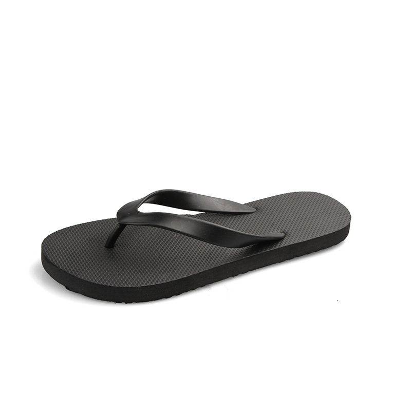 Simple Flip-Flops Men, Fashionable Casual Couple Style, Summer Non-Slip Solid Color Flat Toe Beach Sandals for Men ddmymarket