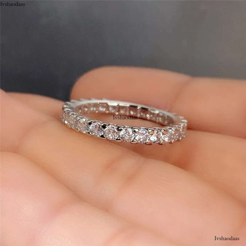 Designer Shiny Dia Women Men Couple Ring Jewelry Ladies Girl Wedding Party Gift Accessories Size 5-12 yxz