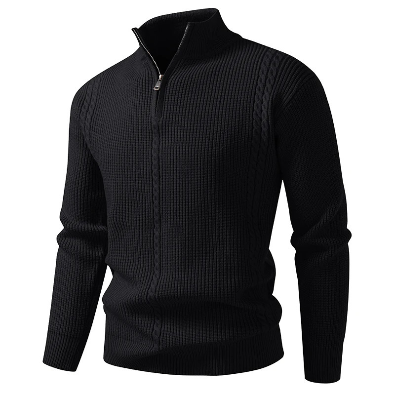2025 Mens Thick Warm Fashion Long Sleeved Casual Pullover Knitted Sweater Men 250929