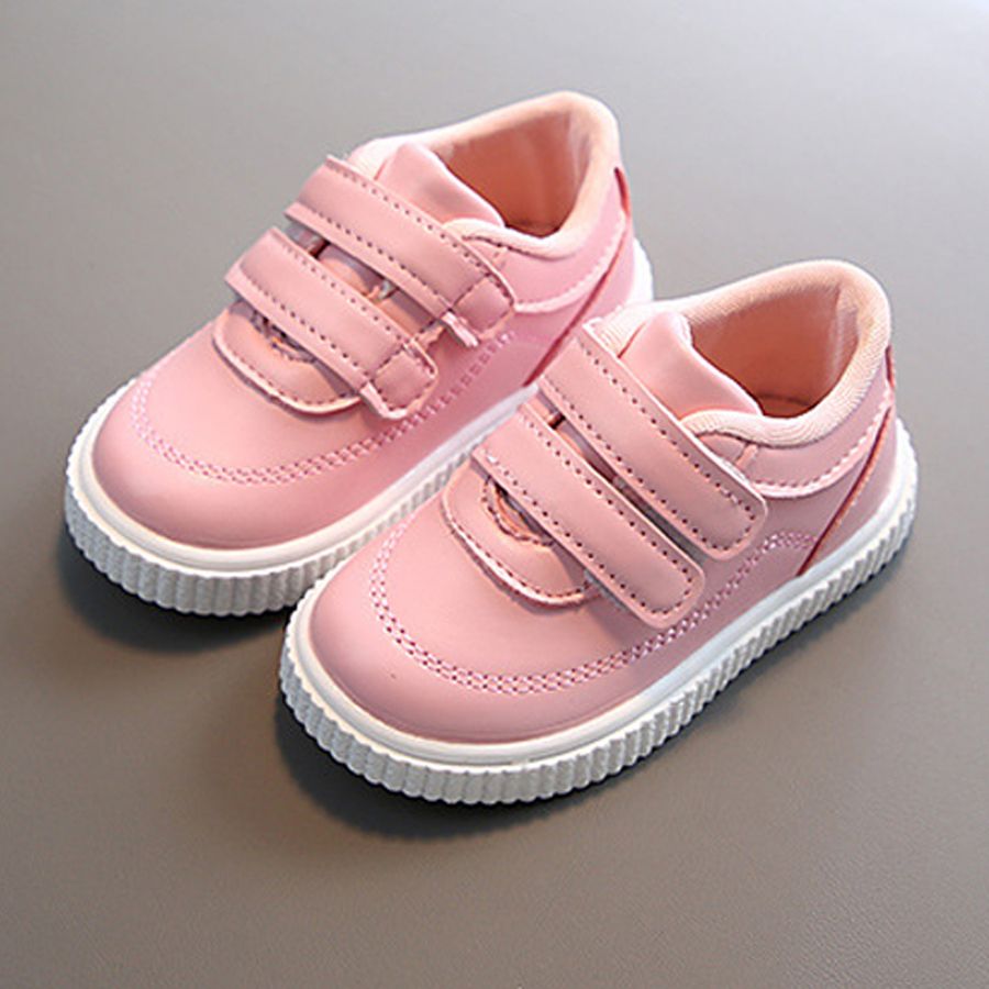 Kids Sneakers Girls Trainers Boys Shoes Children Leather Shoes White Black School Running Shoes Walkfashion Baby Pink Sports Shoes Flexible Sole Sizes