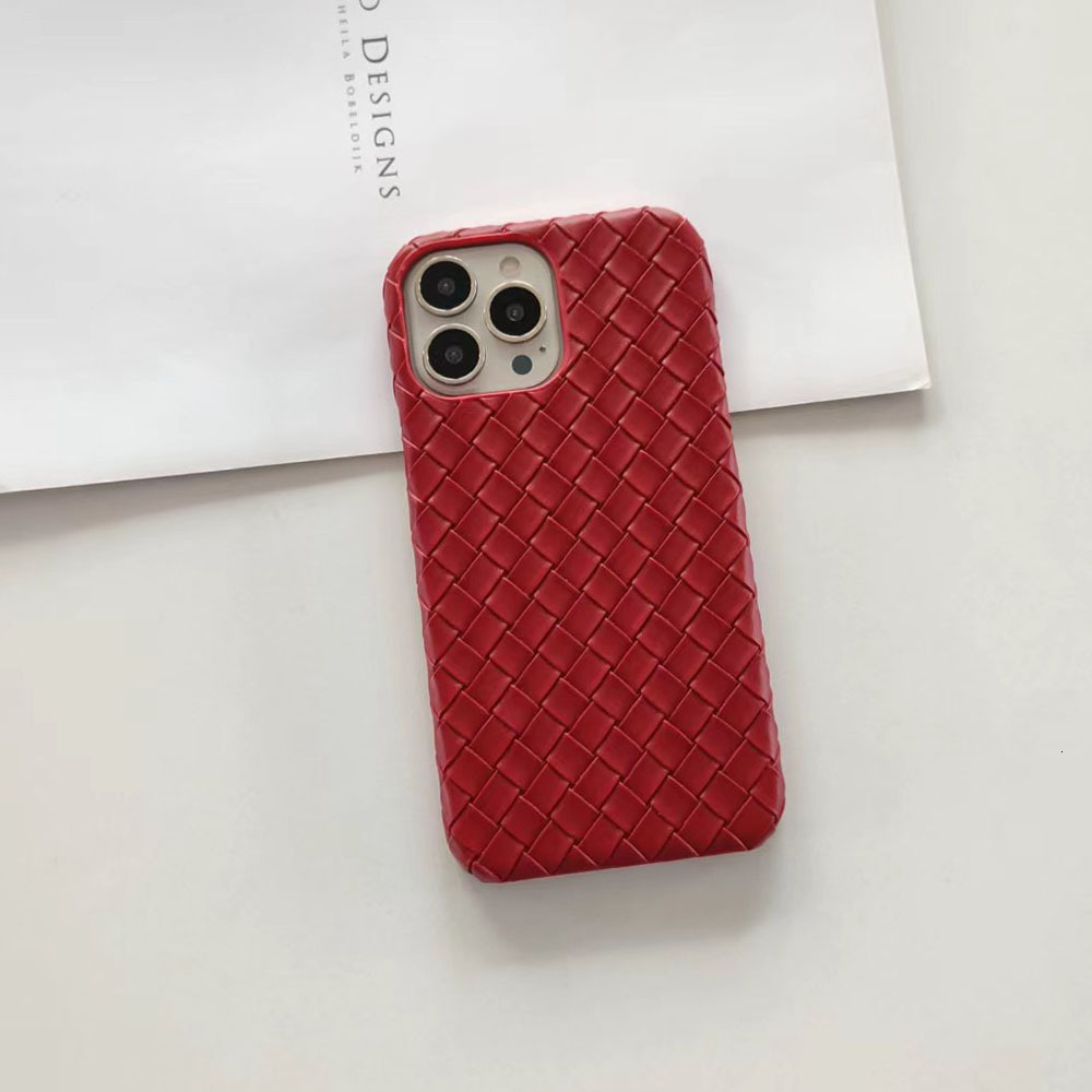Suitable for iPhone 17/16 Pro Apple Case Woven Texture Solid Color Half-Wrap Anti-Drop Heat Dissipation Hard PC Phone