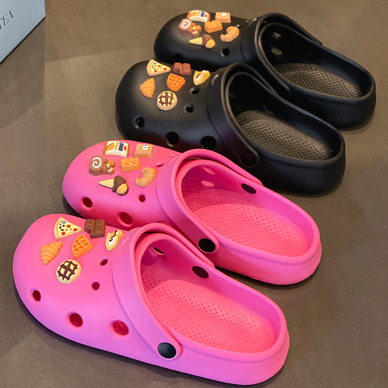 Clogs Outdoor Wear, Closed-Toe Women, Home Slippers, Indoor Non-Slip Slippers for Men, Summer Sandals ddmymarket